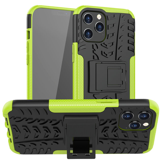 Hoesje geschikt voor iPhone 12 Pro Max - Schokbestendige Back Cover - Groen