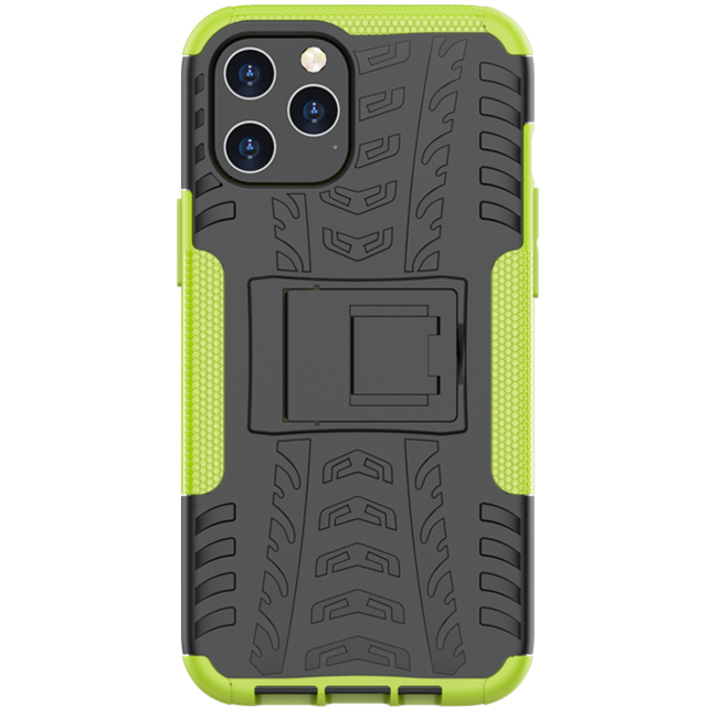 Hoesje geschikt voor iPhone 12 Pro Max - Schokbestendige Back Cover - Groen