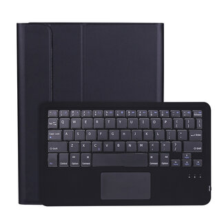 Case2go Bluetooth Keyboard Case geschikt voor Apple iPad Pro 11 (2022/2021/2020/2018) - Bluetooth Toetsenbord hoes - Toetsenbord hoes met Touchpad- Zwart