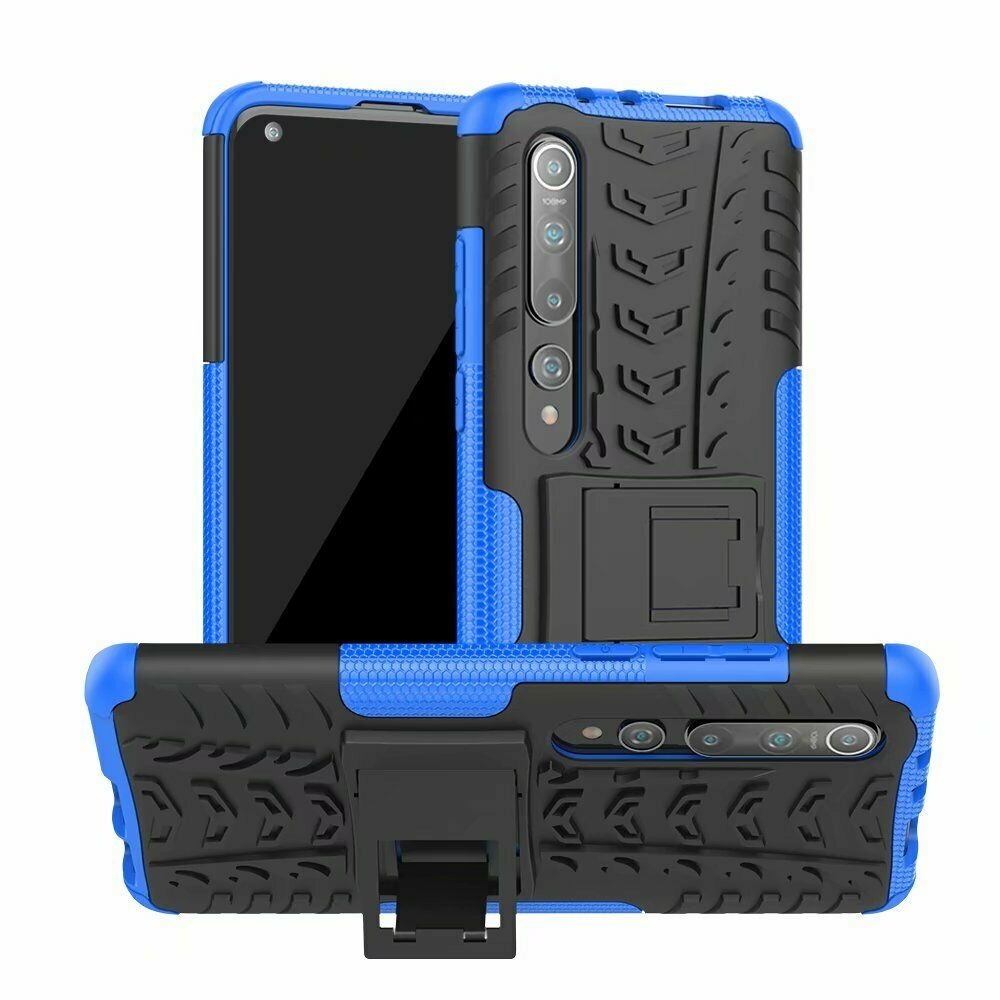 Xiaomi Mi 10 (Pro) Hoesje - Schokbestendige Back Cover - Blauw afbeelding