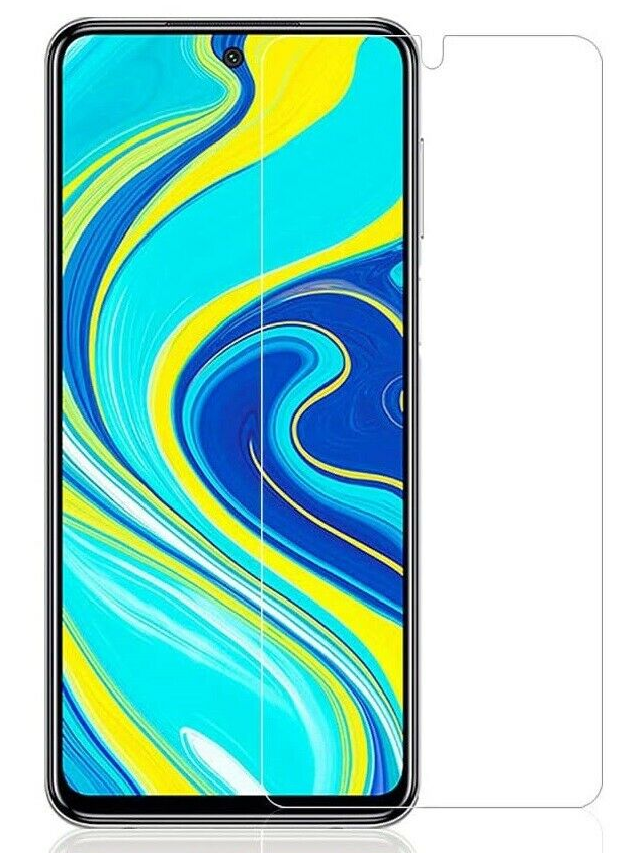 Case2go - Screenprotector geschikt voor Xiaomi Redmi Note 9 - Tempered Glass - Case Friendly - Transparant afbeelding