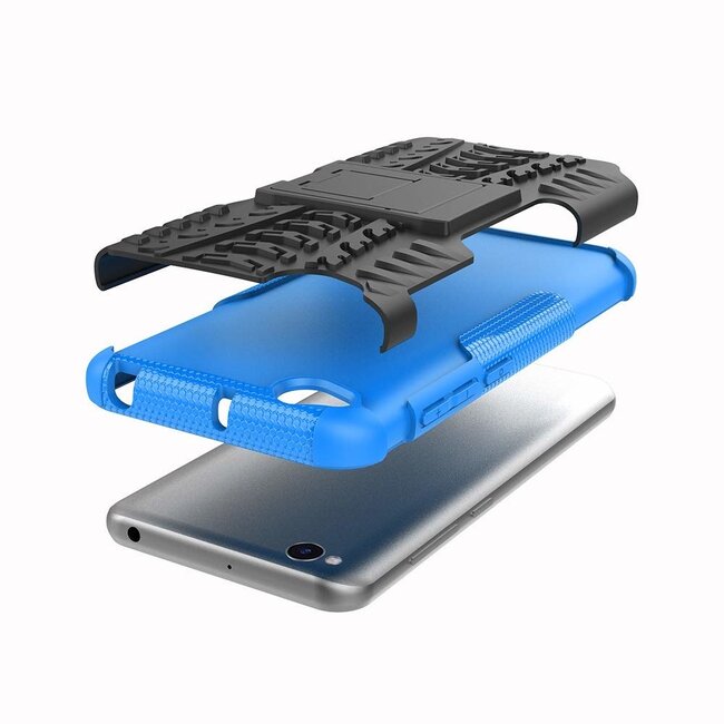 Hoesje geschikt voor Xiaomi Redmi Go - Schokbestendige Back Cover - Blauw