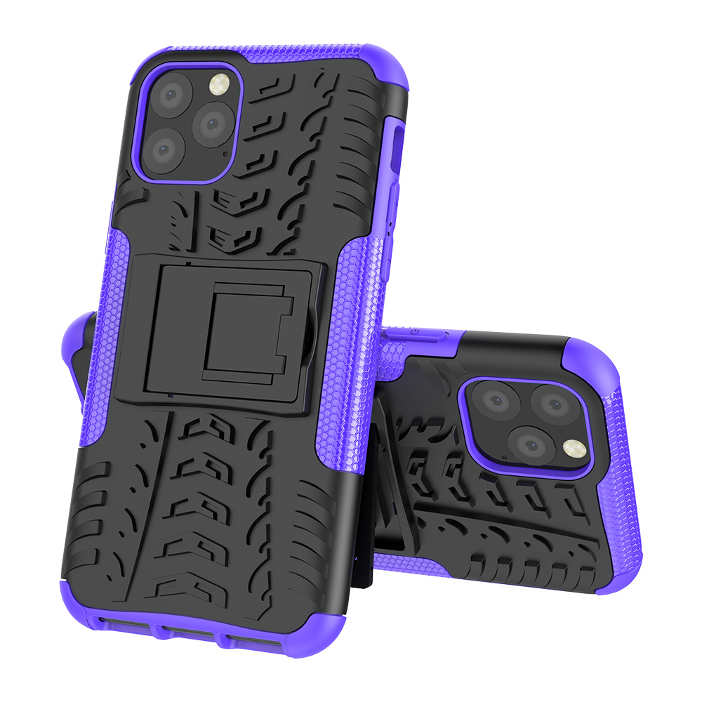 Hoesje geschikt voor iPhone 11 Pro - Schokbestendige Back Cover - Paars afbeelding