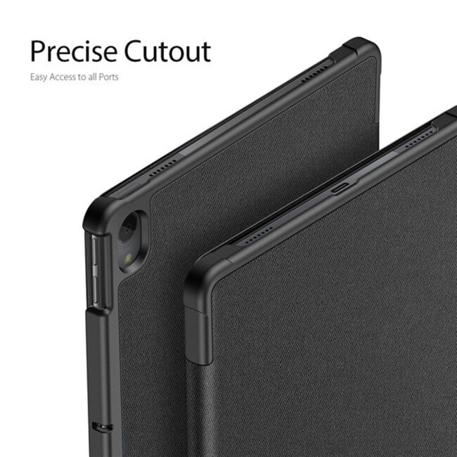 Tablet hoes geschikt voor Lenovo Tab P11 - Dux Ducis Domo Book Case - Zwart