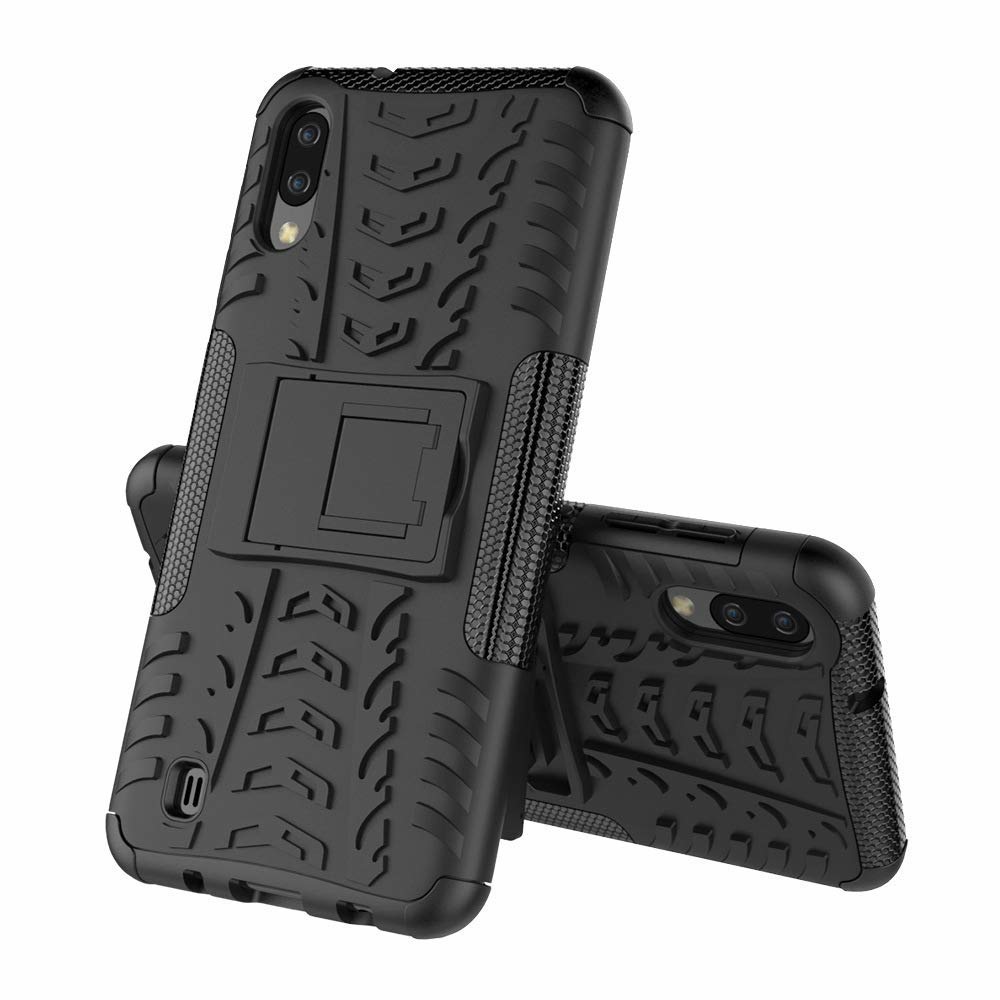 Samsung Galaxy M10 hoesje - Schokbestendige Back Cover - Zwart afbeelding