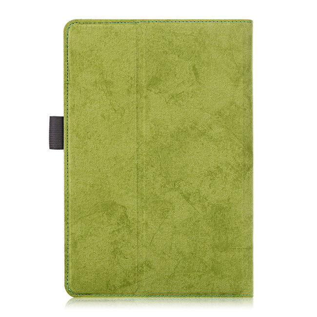 Universele 7/8 inch tablet hoes - Wallet Book Case - Groen