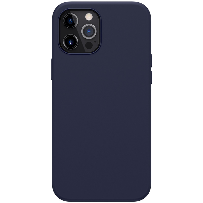 Nillkin - Hoesje geschikt voor iPhone 12 Pro Max - Flex Pure Pro Serie - Back Cover - Blauw afbeelding