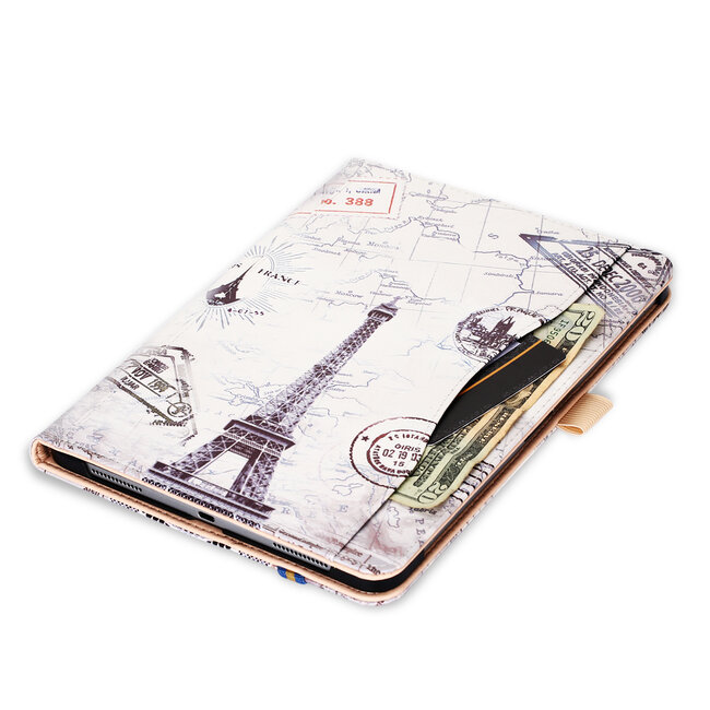 Tablet hoes geschikt voor Apple iPad Pro 11 - Wallet Book Case - Eiffeltoren