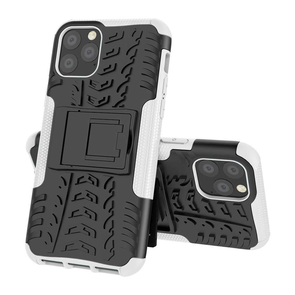 Hoesje geschikt voor iPhone 11 Pro - Schokbestendige Back Cover - Wit afbeelding