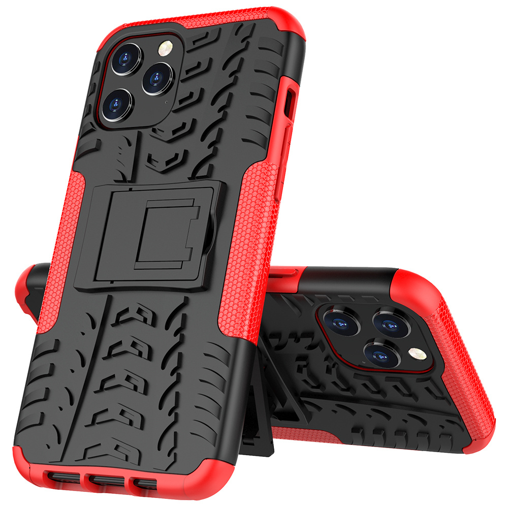 Hoesje geschikt voor iPhone 12 Pro Max - Schokbestendige Back Cover - Rood afbeelding