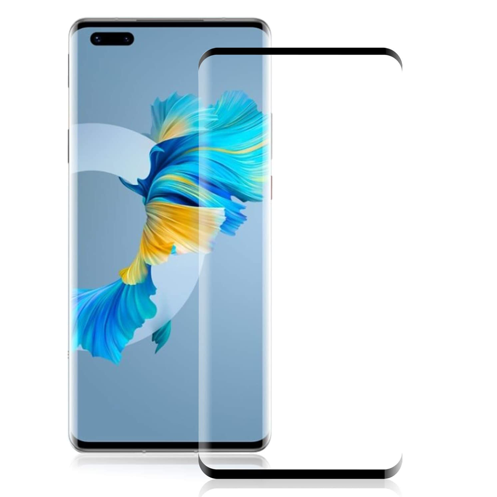 Screenprotector geschikt voor Huawei Mate 40 Pro - Full Cover - Transparant afbeelding