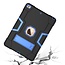 Tablet hoes geschikt voor iPad 9.7 (2017/2018) - Schokbestendige Back Cover - Hybrid Armor Case - Zwart/Blauw
