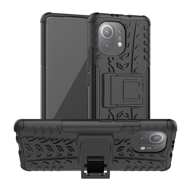 Hoesje geschikt voor Xiaomi Mi 11 - Schokbestendige Back Cover - Zwart