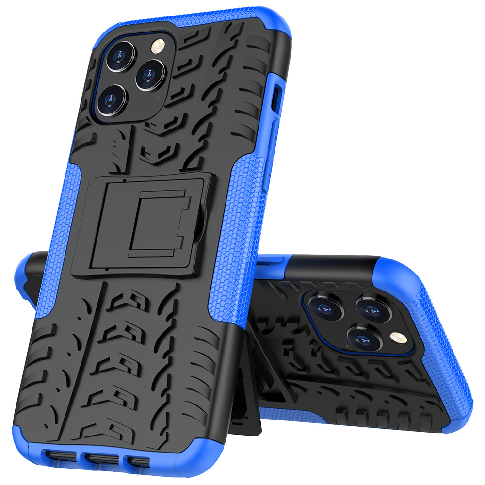 Hoesje geschikt voor iPhone 12 Pro Max - Schokbestendige Back Cover - Blauw afbeelding