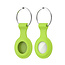 Case2go Case2go - Sleutelhanger geschikt voor Airtag - Siliconen hoesje - 1 Stuk - Licht Groen