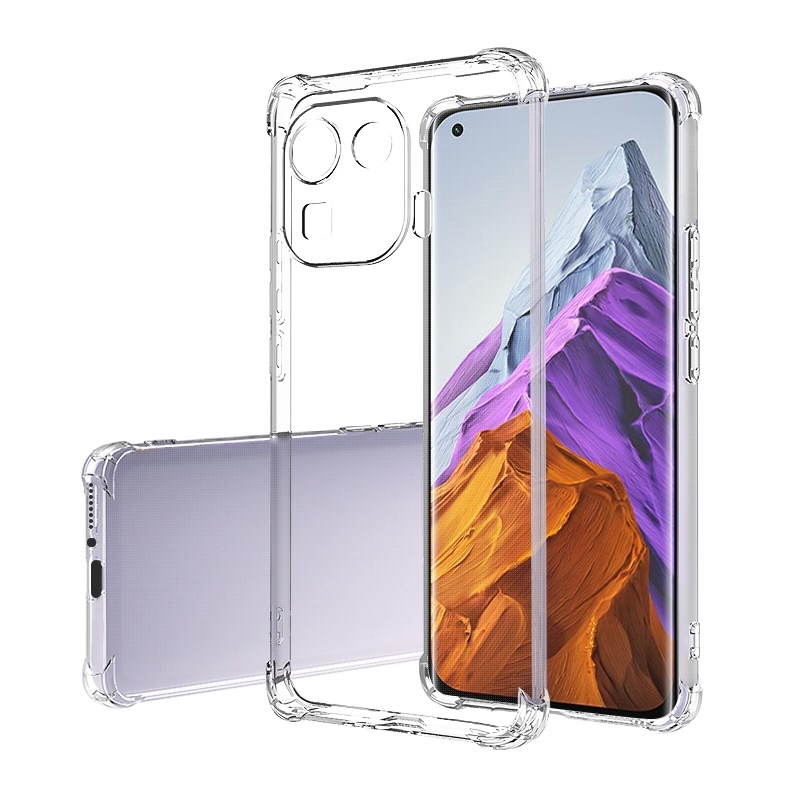 Xiaomi Mi 11 Pro Hoesje - Clear Soft Case - Siliconen Back Cover - Shock Proof TPU - Transparant afbeelding