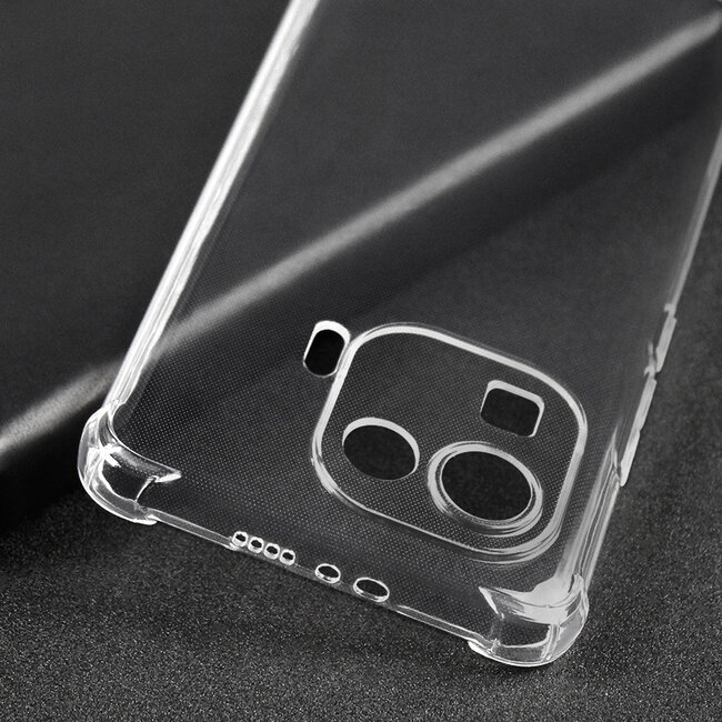 Hoesje geschikt voor Xiaomi Mi 11 Pro - Clear Soft Case - Siliconen Back Cover - Shock Proof TPU - Transparant