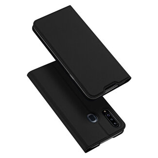 Hoesje geschikt voor Samsung Galaxy A20s - dux ducis skin pro book case - zwart