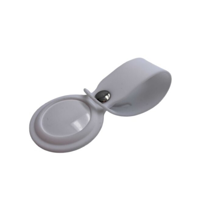 4-Pack Case2go - Hoesje geschikt voor Apple Airtag en Airtag 2 - Sleutelhanger - Hanger voor Airtag - Mint