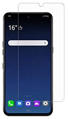 Case2go - Screenprotector geschikt voor LG V60 ThinQ 5G - Tempered Glass - Case Friendly - Transparant afbeelding