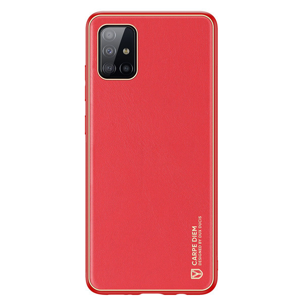 Hoesje geschikt voor Samsung Galaxy A71 - dux ducis yolo case - rood afbeelding