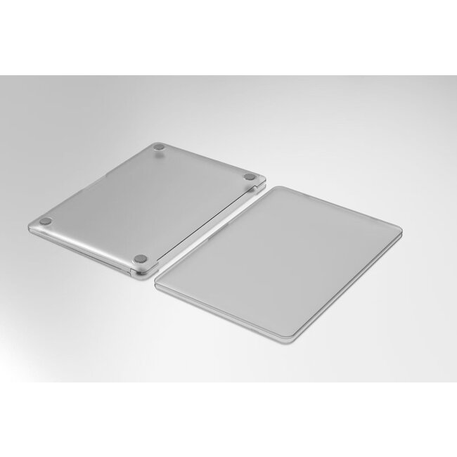 WIWU - Laptoptas- Cover geschikt voor Macbook Air 13 inch hard case (2010/2017) - Laptophoes- Clip- Laptop Sleeve- Laptop Tas-On cover - Transparant