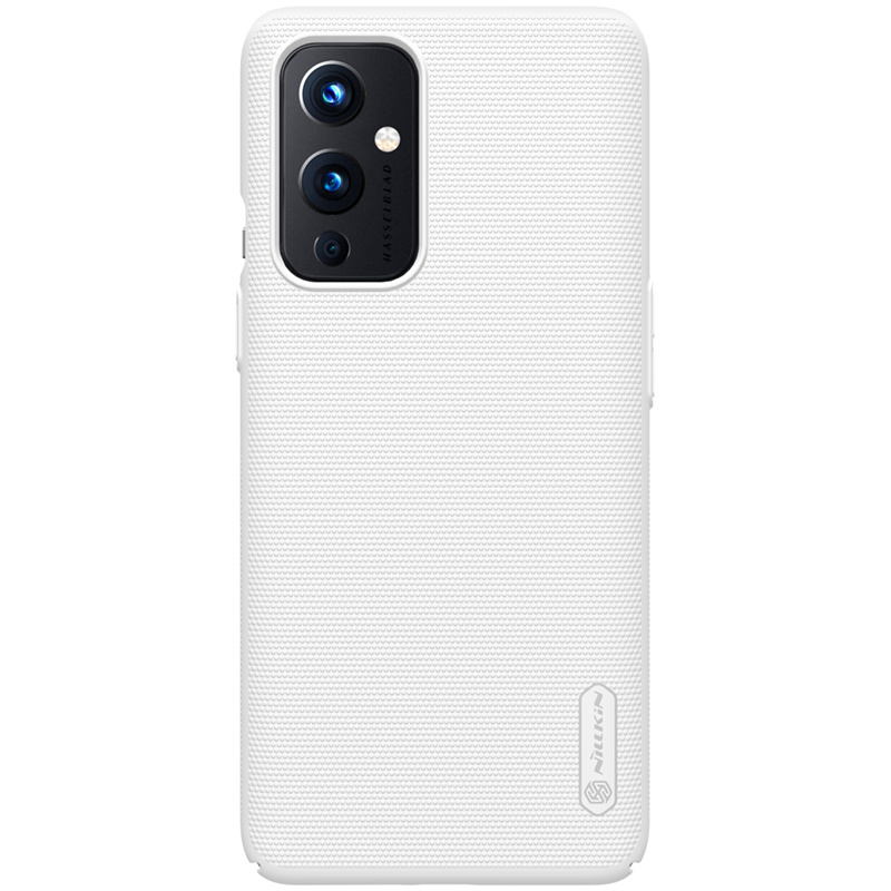 Nillkin - OnePlus 9 Hoesje - Super Frosted Shield - Back Cover - Wit afbeelding