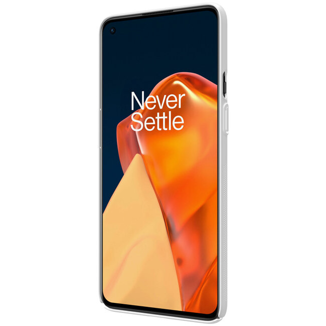 Nillkin Super Frosted Shield - Hoesje geschikt voor OnePlus 9 Wit