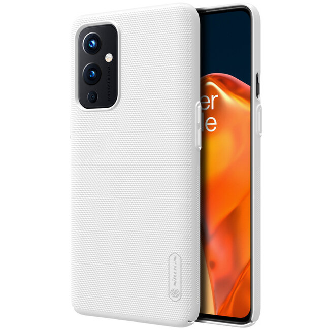 Nillkin Super Frosted Shield - Hoesje geschikt voor OnePlus 9 Wit