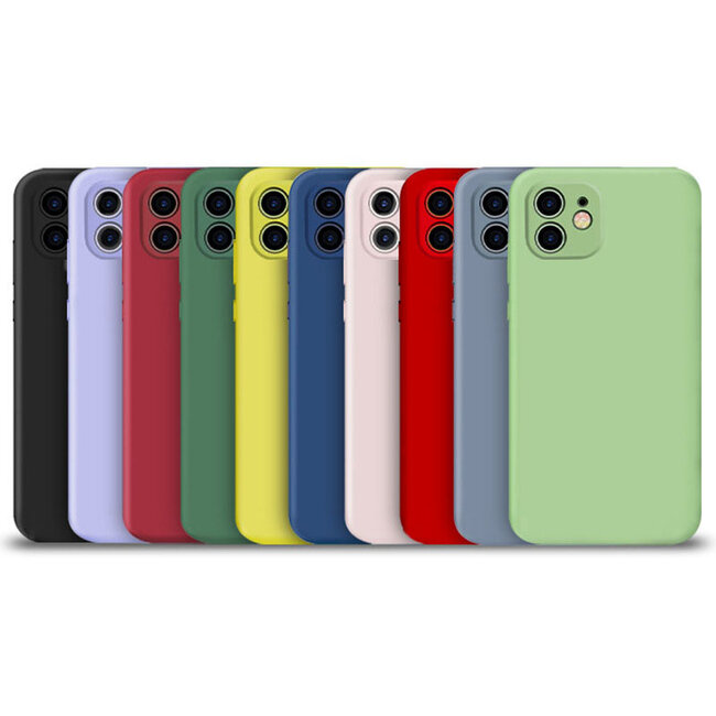 Apple Hoesje geschikt voor iPhone 11 - TPU Shock Proof Case - Siliconen Back Cover - Rood