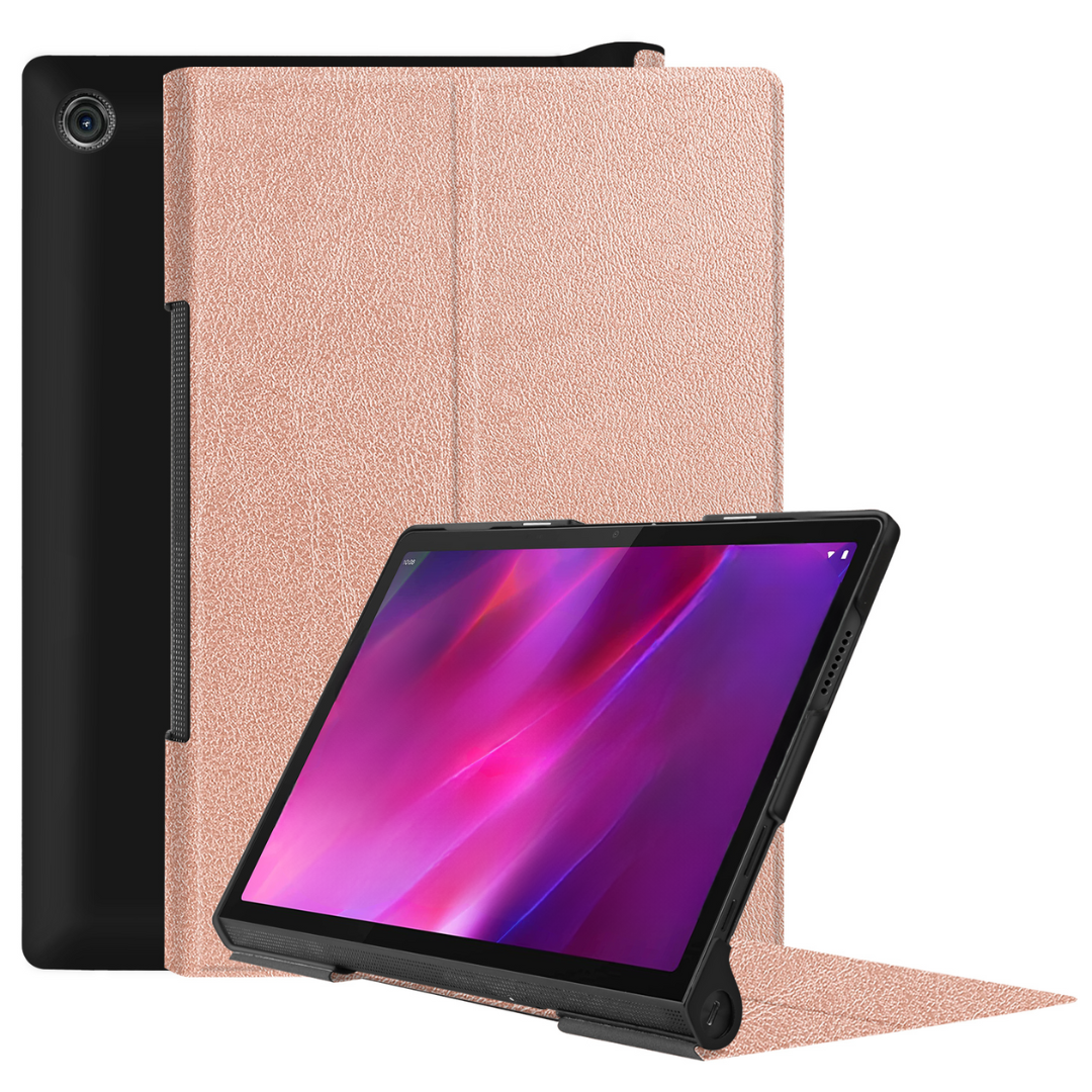 Tablet Hoes geschikt voor Lenovo Yoga Tab 11 (2021) - Tri-Fold Book Case - Rose Goud afbeelding