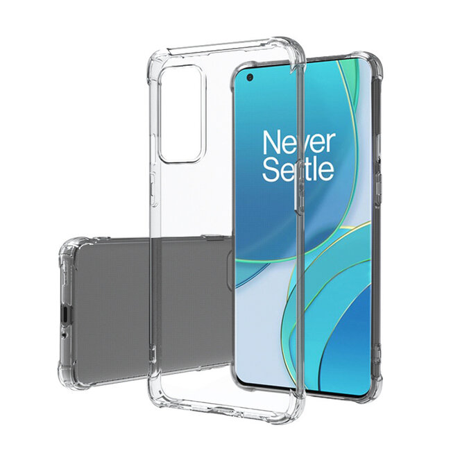 Hoesje geschikt voor OnePlus 9 Pro - Clear Soft Case - Siliconen Back Cover - Shock Proof TPU - Transparant