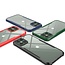 Hoesje geschikt voor iPhone 12 Pro Max - Super Protect Slim Bumper - Back Cover - Rood/Transparant