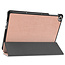 Tablet hoes geschikt voor Huawei MatePad T 10S  (10.1 Inch) - Tri-Fold Book Case - RosÃ© Goud