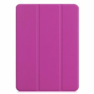 Case2go Tablet hoes geschikt voor Apple iPad Pro 11 (2018)  - Tri-Fold Book Case - Paars
