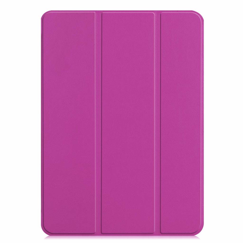 Tablet hoes geschikt voor Apple iPad Pro 11 (2018)  - Tri-Fold Book Case - Paars afbeelding