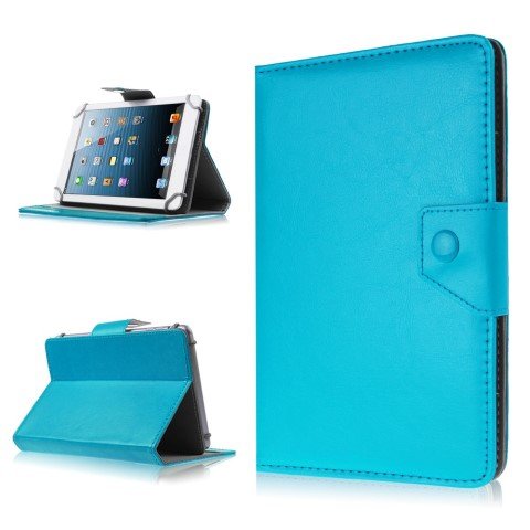 8 inch tablet hoes licht blauw - universeel afbeelding