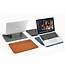 WIWU Alita MacBook Pro Sleeve - laptop sleeve - 15.4 inch - Slim Stand Macbook Standaard - Bruin