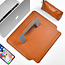 WIWU Alita MacBook Pro Sleeve - laptop sleeve - 15.4 inch - Slim Stand Macbook Standaard - Bruin