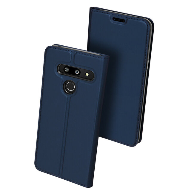 Hoesje geschikt voor LG G8 ThinQ - Dux Ducis Skin Pro Book Case - Donker Blauw