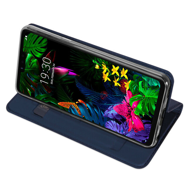 Hoesje geschikt voor LG G8 ThinQ - Dux Ducis Skin Pro Book Case - Donker Blauw