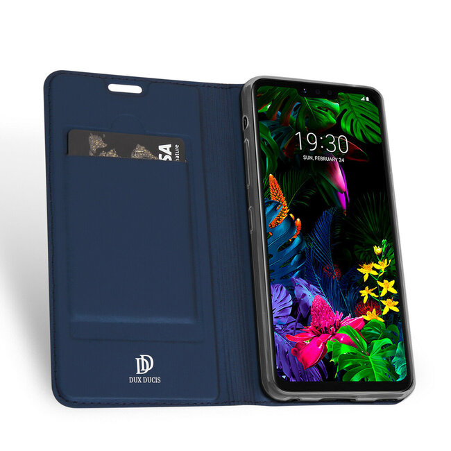 Hoesje geschikt voor LG G8 ThinQ - Dux Ducis Skin Pro Book Case - Donker Blauw