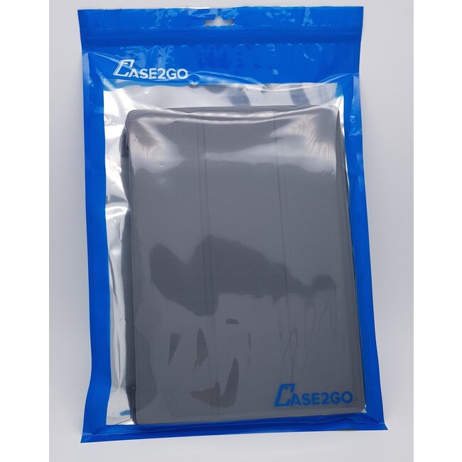 Tablethoes geschikt voor Apple iPad Pro 11 (2022/2021/2020/2018)  - Tri-Fold Book Case - Apple Pencil Houder - Grijs