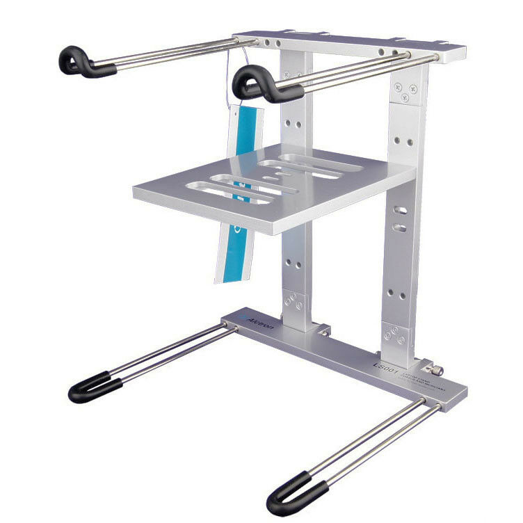Laptop Standaard - Laptoptafel - Laptophouder - Laptop stand - DJ Tafel - Ergonomisch  - Aluminium afbeelding