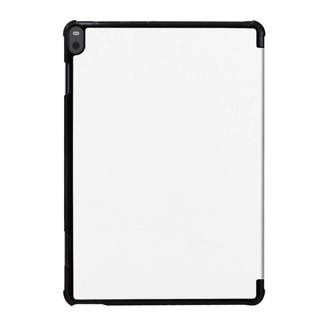 Tablet hoes geschikt voor Lenovo Tab P10 - Tri-fold Book Case - Wit