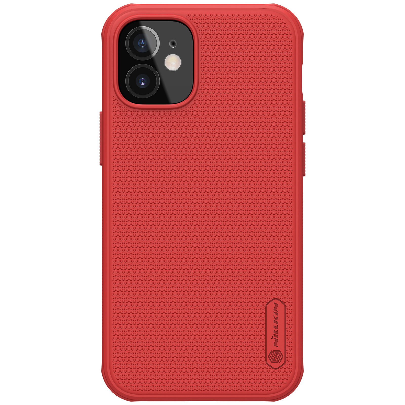 Nillkin - Hoesje geschikt voor Apple iPhone 12 Mini - Super Frosted Shield Pro - Back Cover - Rood afbeelding