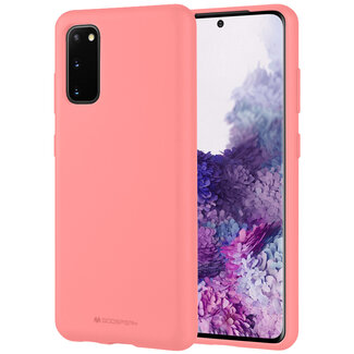 Mercury Goospery Samsung Galaxy S20 Hoesje - Soft Feeling Case - Back Cover - Roze