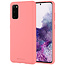 Hoesje geschikt voor Samsung Galaxy S20 -Soft Feeling Case - Back Cover - Roze