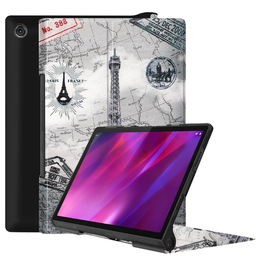 Tablet Hoes geschikt voor Lenovo Yoga Tab 11 (2021) - Tri-Fold Book Case - Eiffeltoren afbeelding