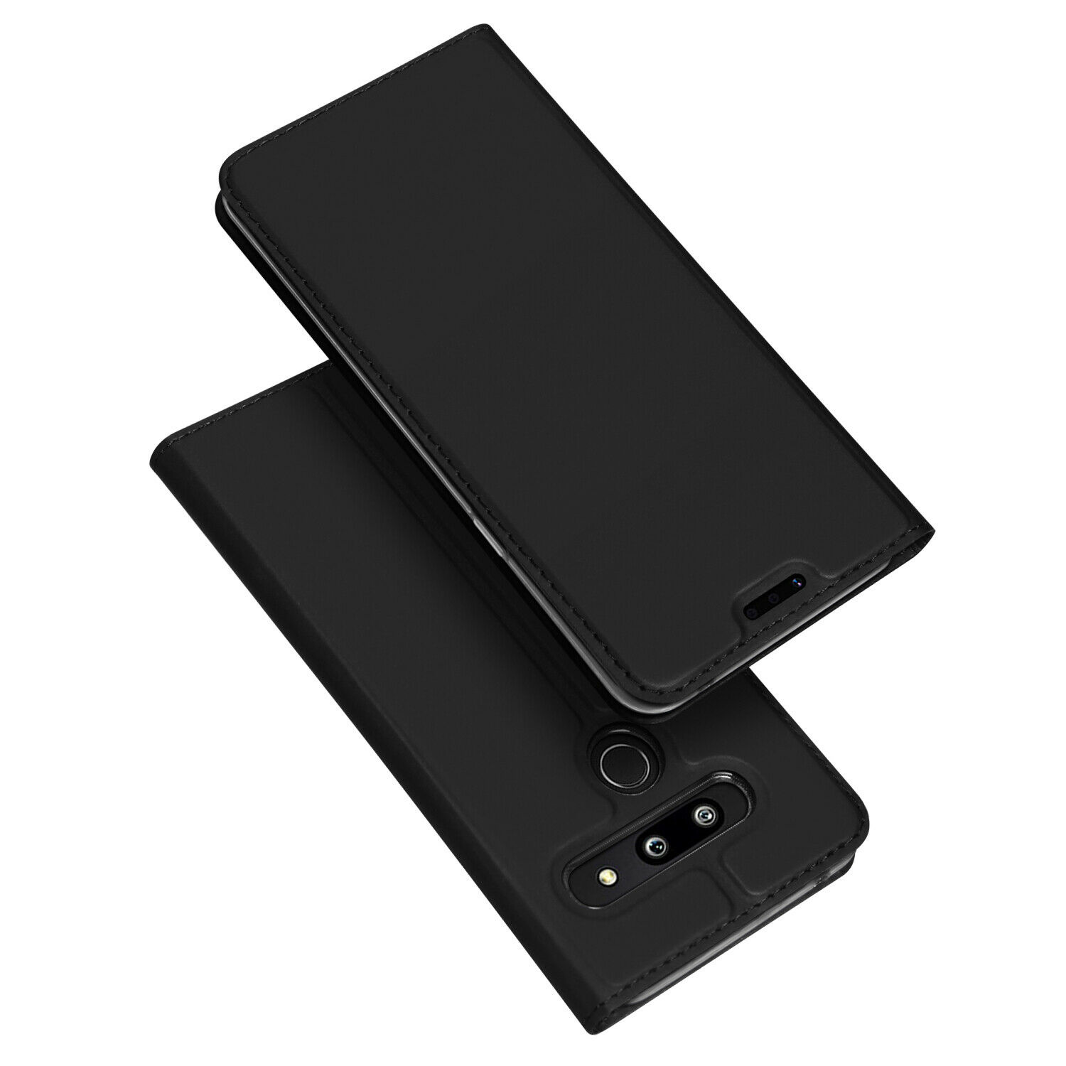 LG G8 ThinQ hoesje - Dux Ducis Skin Pro Book Case - Zwart afbeelding